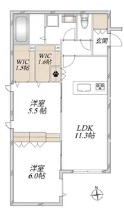 Will Court19【1階】の間取り