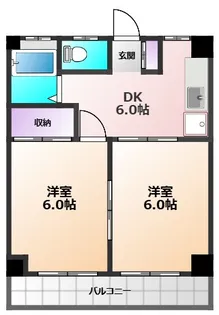 JUN花小金井【3階】の間取り