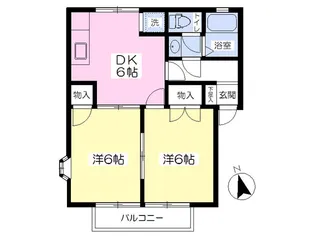 メゾン・ド・クレールA【2階】の間取り