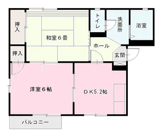 アニマードA【2階】の間取り