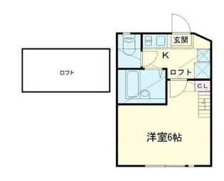 クレスト新杉田【1階】の間取り