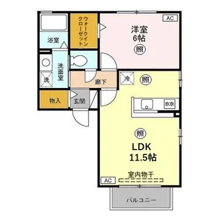 コンフォール【2階】の間取り