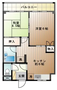 メゾン浜田山【2階】の間取り