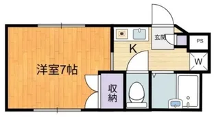 メゾンドユー【3階】の間取り