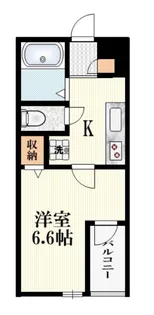 ドウェル武蔵野【4階】の間取り