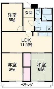第2橋本マンション【4階】の間取り