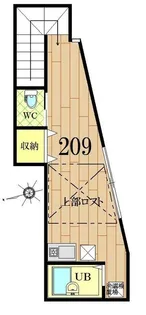 アートヒルズ南田中【2階】の間取り