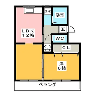 フォンテーヌ【2階】の間取り