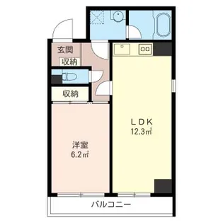 鈴美マンション【2階】の間取り