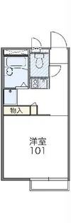 レオパレスル.アンジュII【2階】の間取り