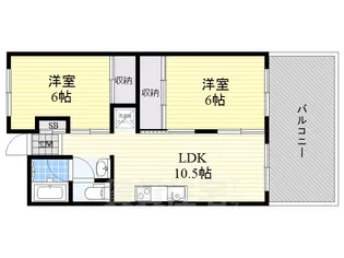 パレ守口【2階】の間取り