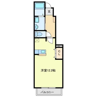 ヴィクトリーI【1階】の間取り