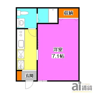 Aifort.池袋I【1階】の間取り