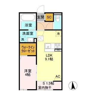 デセオ【2階】の間取り