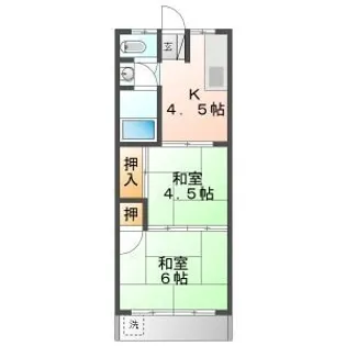 マンション守口【1階】の間取り