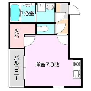 ハーモニーテラス大桐【2階】の間取り