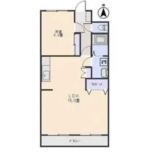 サンパールマンション【3階】の間取り