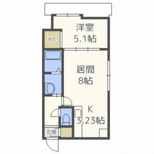 スペチアーレ プリーモ【9階】の間取り