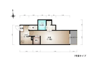 REGALEST-S宇品御幸【1階】の間取り