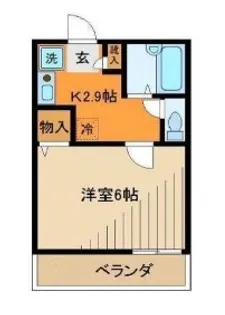 パークメゾン中野坂上【1階】の間取り