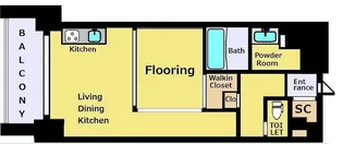 レジディア水道橋【3階】の間取り