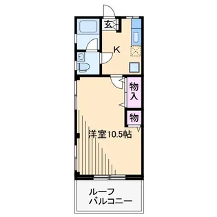 栗山マンション【2階】の間取り