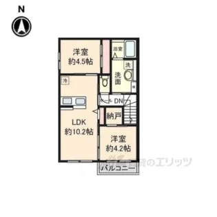 CasaUno【2階】の間取り