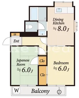 コーポリバティ【2階】の間取り