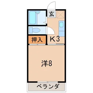 フルーティハウス【2階】の間取り