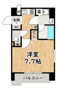エナブル塚本II【7階】の間取り