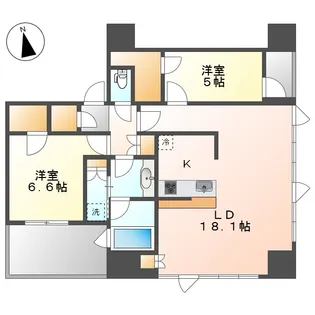 アルバックスタワー金山駅前【16階】の間取り