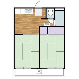 コーポラス田中B【2階】の間取り