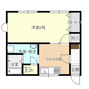 ビバライフ昭和町【1階】の間取り