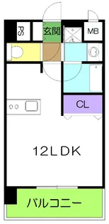 レ・メニュアール薊野【6階】の間取り