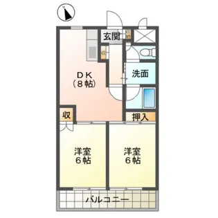 アートSHUN21【2階】の間取り
