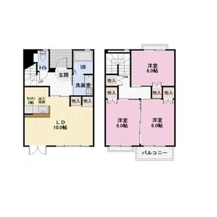 フリージア羽島の間取り