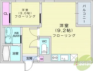 REGALEST AZUCAR【1階】の間取り