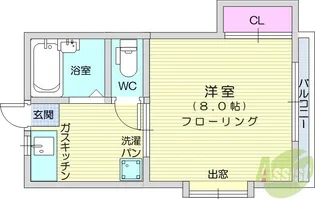 リバーサイドKOYO【1階】の間取り