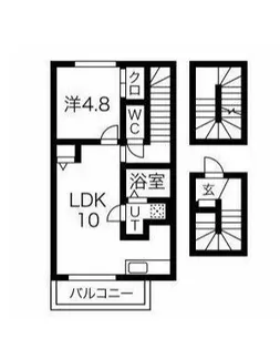 ディアコート東所沢【3階】の間取り