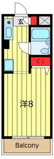セレーサ西日暮里【2階】の間取り
