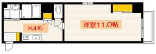 エイトバレー広島駅前通り【4階】の間取り