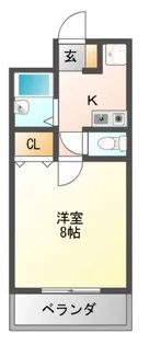 ボワリジェール【3階】の間取り