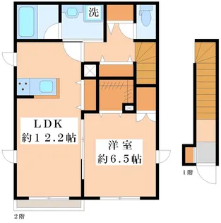 クオレール代沢【2階】の間取り