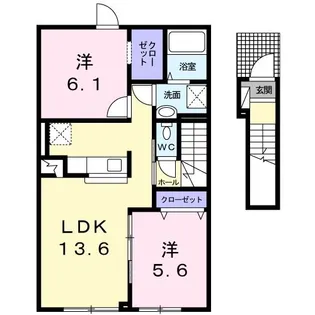 K・SヴィラII【2階】の間取り