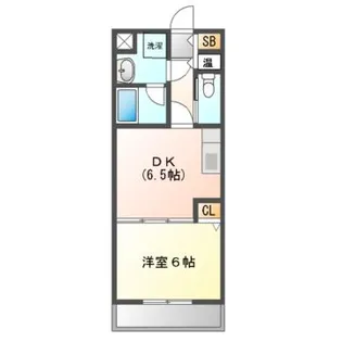 セイントプレイス【4階】の間取り