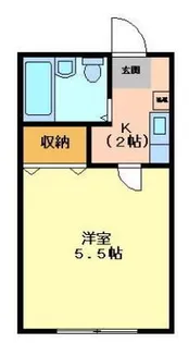 ハウジングヴィレッジ横山【2階】の間取り