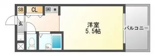 コリーヌ千里【3階】の間取り