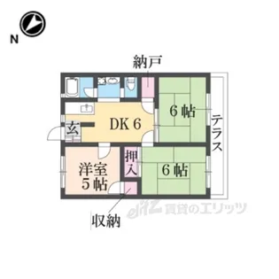 パーシー【1階】の間取り