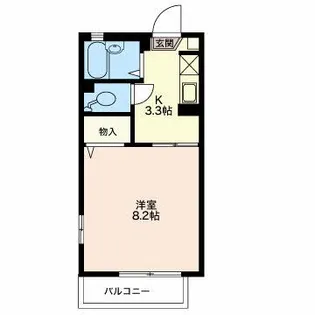 サンメゾン【2階】の間取り