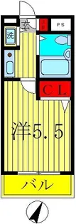 ジョイフル南流山【4階】の間取り
